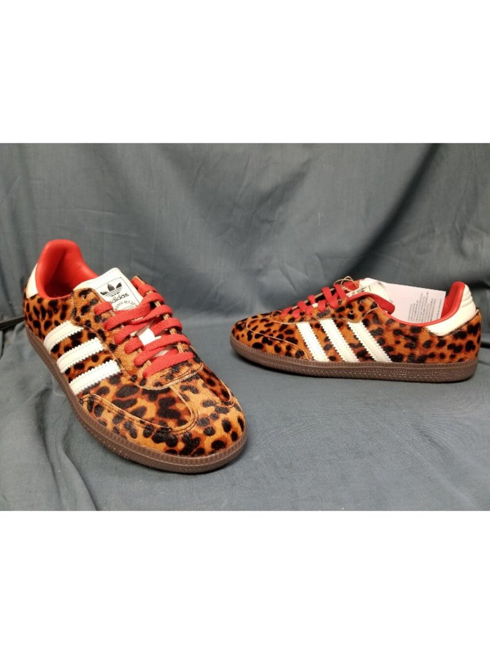Adidas Samba OG Sneakers Preloved Red Leopard JI2734 Women's Size 9 NEW NO BOX!